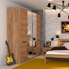АФИНА А11а Шкаф для одежды (крафт) в Березниках - berezniki.mebel24.online | фото 2