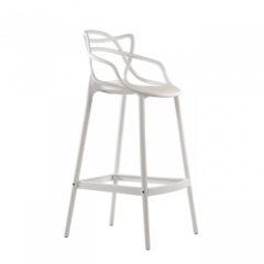 Барный стул Barneo N-235 Masters, белый, design Phillip Stark в Березниках - berezniki.mebel24.online | фото