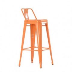 Барный стул Barneo N-242 Tolix Style 2003 Оранжевый в Березниках - berezniki.mebel24.online | фото