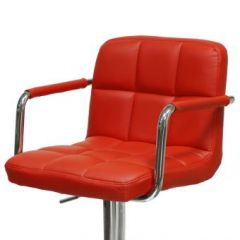 Барный стул Barneo N-69 Kruger Arm Красный в Березниках - berezniki.mebel24.online | фото 2