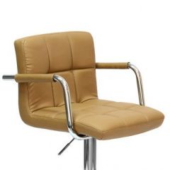 Барный стул Barneo N-69 Kruger Arm Светло-коричневый в Березниках - berezniki.mebel24.online | фото 2