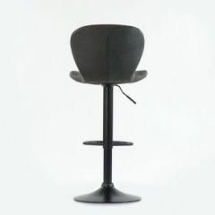Барный стул Barneo N-86 Time / Black / VPU Dark Gray Vintage серый винтаж 970-11 в Березниках - berezniki.mebel24.online | фото 2