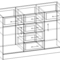 СОФИЯ Комод К1200 2Д (венге/дуб белфорт) в Березниках - berezniki.mebel24.online | фото 3