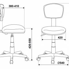 Кресло детское Бюрократ CH-W299/SD/TW-18 салатовый в Березниках - berezniki.mebel24.online | фото 4