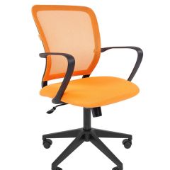 Кресло для оператора CHAIRMAN 698 (ткань/сетка TW - оранжевый) в Березниках - berezniki.mebel24.online | фото