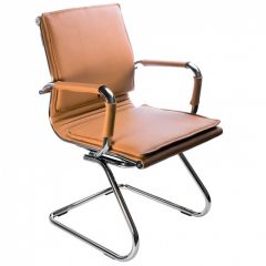 Кресло для посетителя Бюрократ CH-993-Low-V/Camel светло-коричневый в Березниках - berezniki.mebel24.online | фото