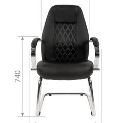 Кресло для посетителя CHAIRMAN 950 V Черное в Березниках - berezniki.mebel24.online | фото 4