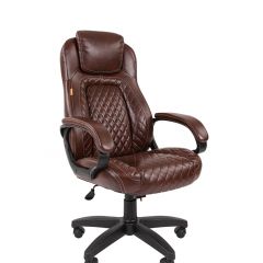Кресло для руководителя  CHAIRMAN 432 (Экокожа коричневая) в Березниках - berezniki.mebel24.online | фото