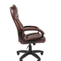 Кресло для руководителя  CHAIRMAN 432 (Экокожа коричневая) в Березниках - berezniki.mebel24.online | фото 3
