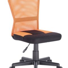 Кресло компактное BRABIX "Smart MG-313" черное/оранжевое, 531844 в Березниках - berezniki.mebel24.online | фото