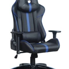 Кресло компьютерное BRABIX "GT Carbon GM-120" (черное/синее) 531930 в Березниках - berezniki.mebel24.online | фото 1