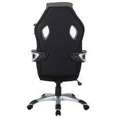 Кресло компьютерное BRABIX Techno GM-002 (ткань) черное/серое, вставки белые (531815) в Березниках - berezniki.mebel24.online | фото 6