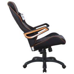 Кресло компьютерное BRABIX Techno Pro GM-003 (ткань черное/серое, вставки оранжевые) 531813 в Березниках - berezniki.mebel24.online | фото 4