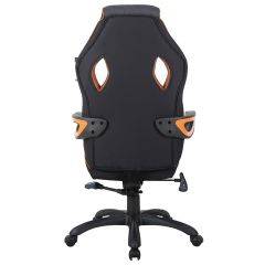 Кресло компьютерное BRABIX Techno Pro GM-003 (ткань черное/серое, вставки оранжевые) 531813 в Березниках - berezniki.mebel24.online | фото 5