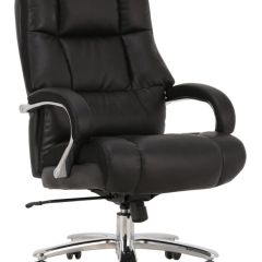 Кресло офисное BRABIX PREMIUM "Bomer HD-007" (рециклированная кожа, хром, черное) 531939 в Березниках - berezniki.mebel24.online | фото