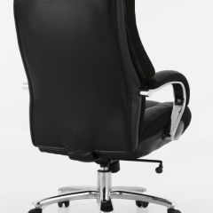 Кресло офисное BRABIX PREMIUM "Bomer HD-007" (рециклированная кожа, хром, черное) 531939 в Березниках - berezniki.mebel24.online | фото 4