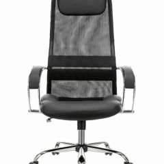 Кресло офисное BRABIX PREMIUM "Stalker EX-608 CH" (хром, ткань-сетка/кожзам, черное) 532091 в Березниках - berezniki.mebel24.online | фото 3