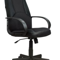 Кресло офисное BRABIX "City EX-512" (кожзам черный, ткань черная) 531407 в Березниках - berezniki.mebel24.online | фото