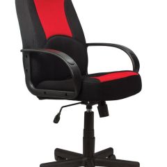 Кресло офисное BRABIX "City EX-512", ткань черная/красная, TW, 531408 в Березниках - berezniki.mebel24.online | фото 1