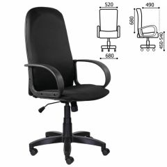 Кресло офисное BRABIX "Praktik EX-279" (ткань JP/кожзам, черное) 532019 в Березниках - berezniki.mebel24.online | фото 2