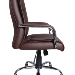 Кресло офисное BRABIX "Space EX-508" (экокожа, хром, коричневое) 531164 в Березниках - berezniki.mebel24.online | фото 2