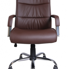 Кресло офисное BRABIX "Space EX-508" (экокожа, хром, коричневое) 531164 в Березниках - berezniki.mebel24.online | фото 3