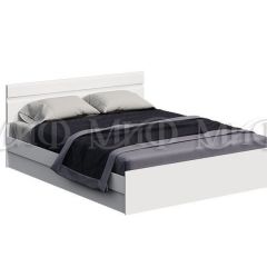НЭНСИ NEW Кровать 1,4 м (Белый глянец холодный/Белый) в Березниках - berezniki.mebel24.online | фото