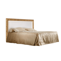 Кровать 2-х спальная (1,4 м) Тиффани штрих-лак/золото с подъемным механизмом (ТФКР140-2[7]) в Березниках - berezniki.mebel24.online | фото