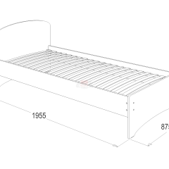 Кровать-2 одинарная (900*1900) в Березниках - berezniki.mebel24.online | фото 2
