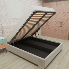 Кровать Брауни интерьерная +основание/ПМ/бельевое дно (120х200) в Березниках - berezniki.mebel24.online | фото 3