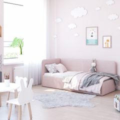 Кровать-диван Leonardo 160*70 (Розовый) в Березниках - berezniki.mebel24.online | фото 6