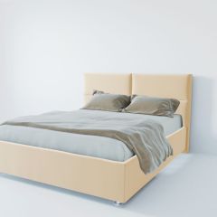 Кровать Корсика с ПМ 1600 (экокожа бежевая) в Березниках - berezniki.mebel24.online | фото 3