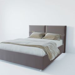 Кровать Корсика с ПМ 800 (велюр темно-серый) в Березниках - berezniki.mebel24.online | фото 2