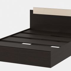 СОФИЯ Кровать КР 1400 (венге/дуб белфорт) щиты в Березниках - berezniki.mebel24.online | фото
