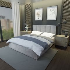 Кровать Мерида Решетка+ПМ (1400) *БЕЗ ДНА в Березниках - berezniki.mebel24.online | фото