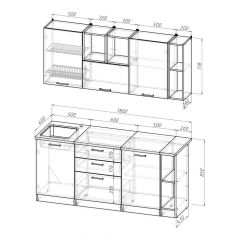 Кухонный гарнитур Надежда макси 4 1800 мм в Березниках - berezniki.mebel24.online | фото 2