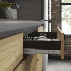 Кухонный гарнитур Лофт 2.0 (Дуб Крафт/Венге) в Березниках - berezniki.mebel24.online | фото 2