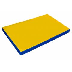 Мат гимнастический 2х1х0,08м цв. синий-желтый в Березниках - berezniki.mebel24.online | фото 1