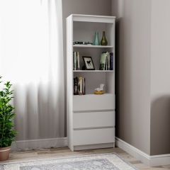 МОРИ МСТ 600.3 Стеллаж (белый) в Березниках - berezniki.mebel24.online | фото