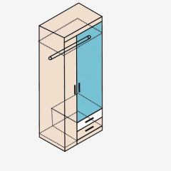 НИКА Н10з Шкаф для одежды в Березниках - berezniki.mebel24.online | фото 4