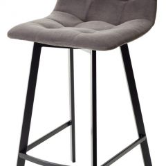 Полубарный стул CHILLI-QB SQUARE графит #14, велюр / черный каркас (H=66cm) М-City в Березниках - berezniki.mebel24.online | фото
