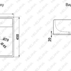 Раковина MELANA MLN-7657 в Березниках - berezniki.mebel24.online | фото 2