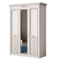 Шкаф 3-дверный со стеклом №453 Адель в Березниках - berezniki.mebel24.online | фото