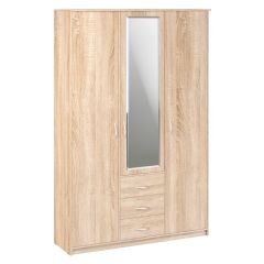 Шкаф комбинированный Дуэт Люкс с зеркалом в Березниках - berezniki.mebel24.online | фото 2