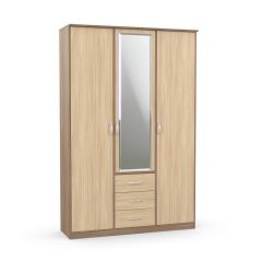 Шкаф комбинированный Дуэт Люкс с зеркалом в Березниках - berezniki.mebel24.online | фото 4