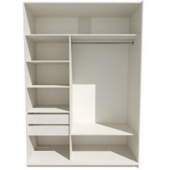 Шкаф-купе 1400 серии SOFT D6+D4+B2+PL2 (2 ящика+1штанга+1 полка) профиль «Капучино» в Березниках - berezniki.mebel24.online | фото 2