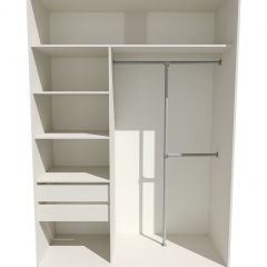 Шкаф-купе 1400 серии SOFT D8+D2+B2+PL4 (2 ящика+F обр.штанга) профиль «Графит» в Березниках - berezniki.mebel24.online | фото 2