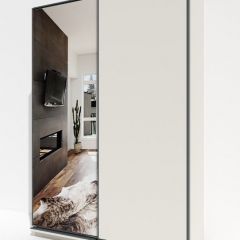 Шкаф-купе 1600 серии SOFT D1+D3+B2+PL1 (2 ящика+1штанга) профиль «Графит» в Березниках - berezniki.mebel24.online | фото 2