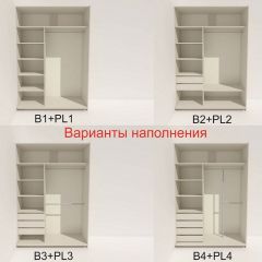 Шкаф-купе 1600 серии SOFT D1+D3+B2+PL1 (2 ящика+1штанга) профиль «Графит» в Березниках - berezniki.mebel24.online | фото 5