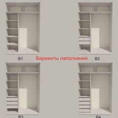 Шкаф-купе 1700 серии SILVER S4+S3Z+B2+PL1 (2 ящика+1 штанга) профиль «Серебро» в Березниках - berezniki.mebel24.online | фото 5